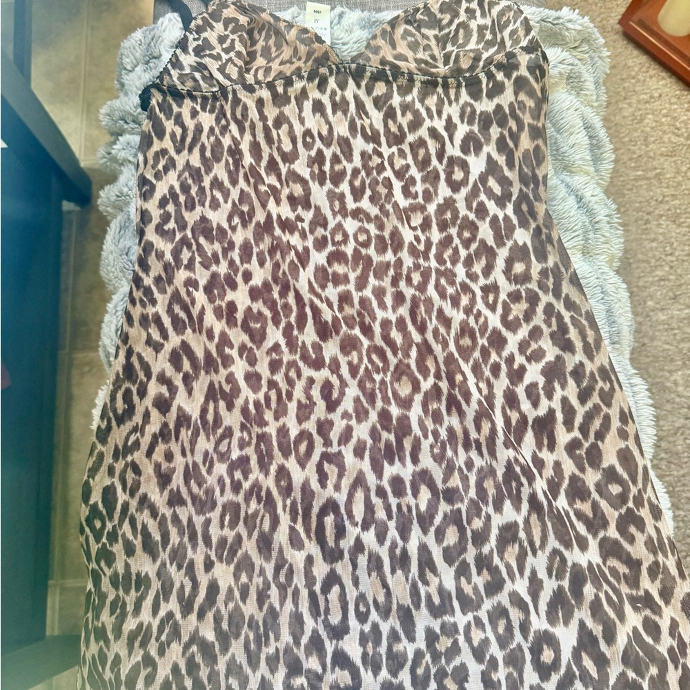 DOLCE & GABBANA Authentic Leopard Print Slip Nighty - Picture 2 of 10
